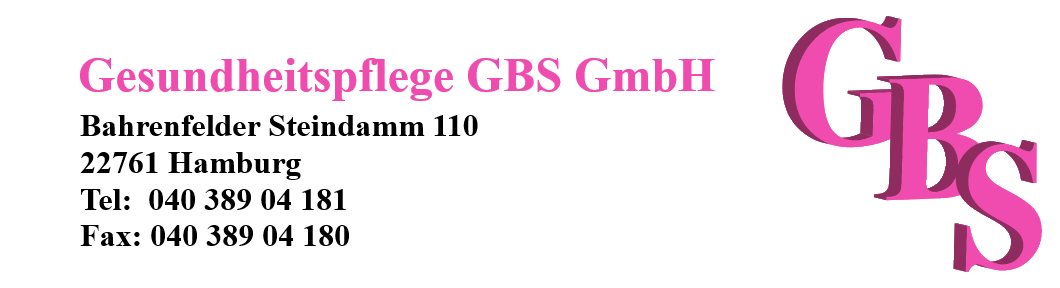 Gesundheitspflege GBS Logo
