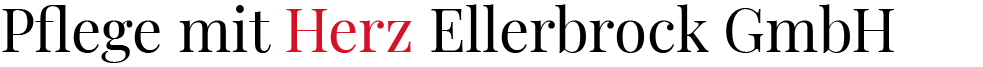 Pflege mit Herz Ellerbrock Logo