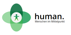 human.Menschen im Mittelpunkt Logo