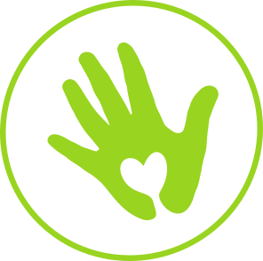 Hand aufs Herz Pflege Logo