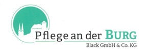 Pflege an der Burg Black Logo