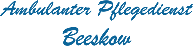 Ambulanter Pflegedienst Beeskow Logo